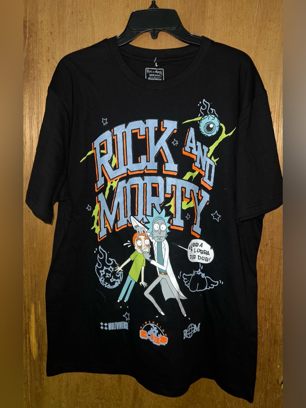 Rick and Morty x Southpole Graphic Tee — Black.